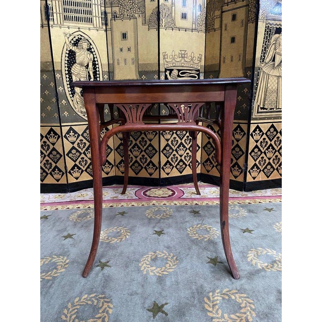 Gold 20th Century Bentwood Table For Sale - Image 8 of 9