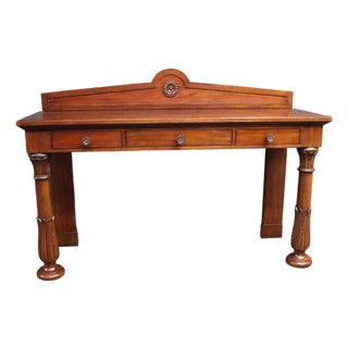 Hickory Chair Co. Mahogany Console Table With Drawers For Sale