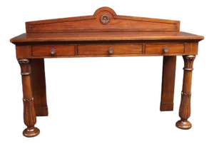 Hickory Chair Co. Mahogany Console Table With Drawers