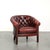 Chesterfield Cowhide Club Armchair in Red For Sale - Image 14 of 14