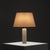 This refined Model 180 table lamp was designed by Florence Knoll for Knoll International. Defined by its architectural...