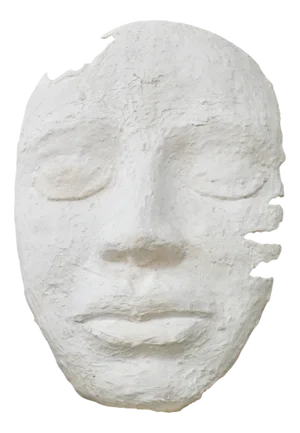 Large Mask, 1970s, Plaster
