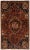 Vintage Shiraz Handmade Meadallion Motif Rust Wool Rug For Sale - Image 10 of 10