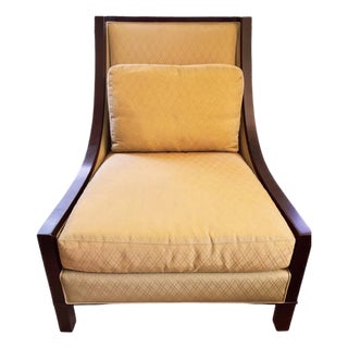 Vintage Barbara Barry for Baker High-Back Gondola Slipper Lounge Chair For Sale