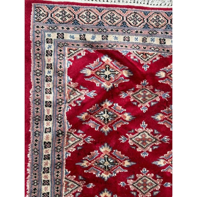 Textile Small Vintage Pakistani Rug from Bobyrugs, 1980s For Sale - Image 7 of 11
