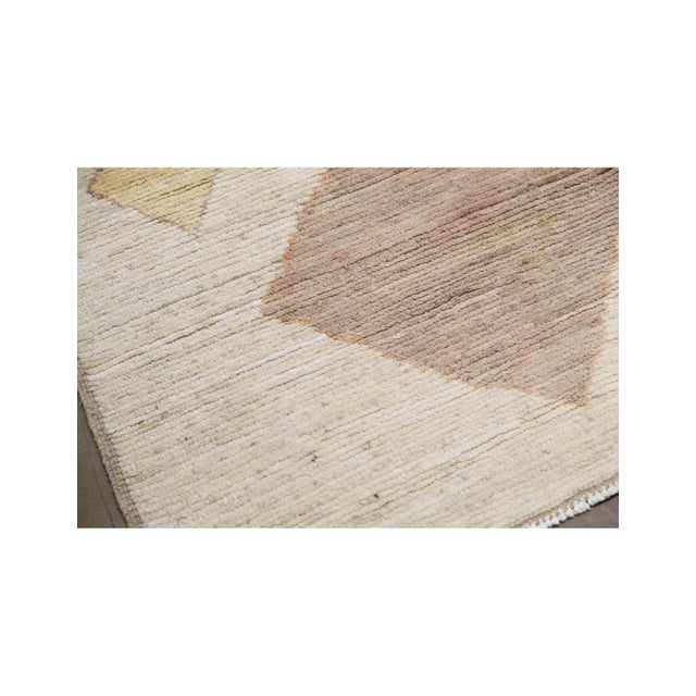 Red Large Multicolor Modern Wool Rug For Sale - Image 8 of 8