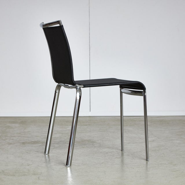 Net Chairs attributed to Daniele Molteni for Bontempi, 1998, Set of 4 For Sale - Image 6 of 18