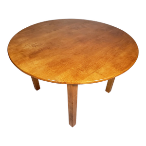 1960s Shaker Style Vintage Original Solid Maple Wood Table