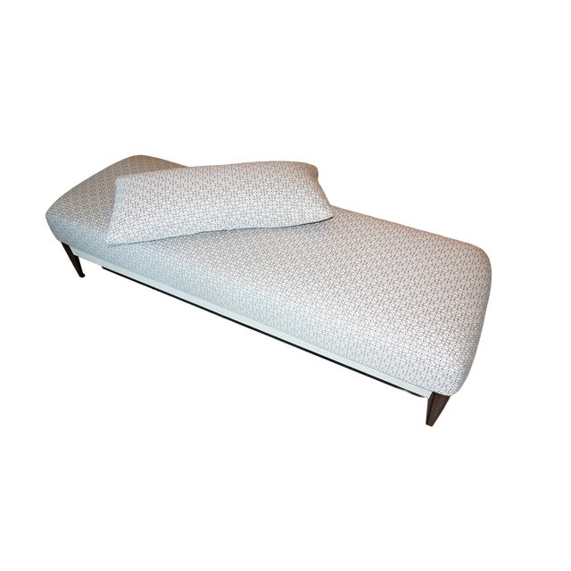 Textile Roche Bobois "Connexe", Large Rectangular Ottoman (Pouffe) For Sale - Image 7 of 13