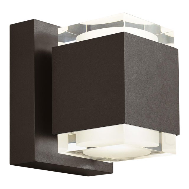 Visual Comfort Modern Voto 6 Outdoor Wall LED Bronze For Sale