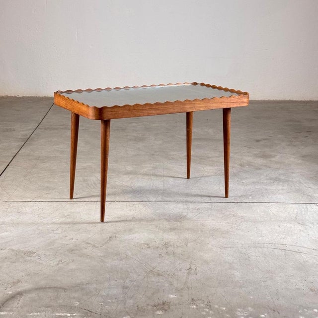 Mid-Century Modern Oak Coffee Table attributed to Paolo Buffa for Permanente Mobili Cantù, Italy, 1950s For Sale - Image 3 of 13