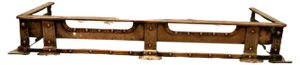 19th Century Arts and Crafts Brutalist Copper Fender, 1880s
