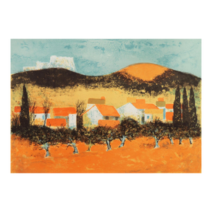 'Sunset Over Provence' by Pierre Bisiaux, Paris Salon, Musée d'Art Moderne, Benezit
