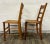 Vintage Colonial Style Ladderback Cane Seat Dining Chairs - Pair For Sale - Image 4 of 6