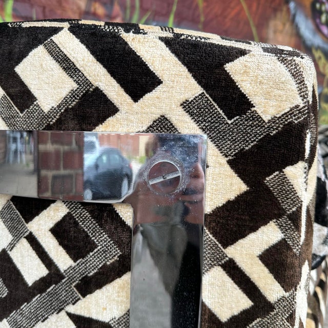 Mid-Century Modern Chrome Sofa by Flair in the Style of Milo Baughman For Sale - Image 9 of 12