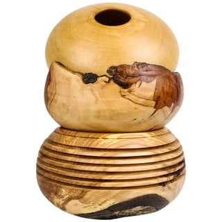 Swedish Folk Art Organic Bowls, 1970s, Set of 3 For Sale