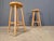 1970s Alpine Style Chalet Stools in Wood, 1970s, Set of 9 For Sale - Image 5 of 14