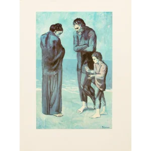 1971 After Pablo Picasso, "The Tragedy" Period Parisian Full-Color Print