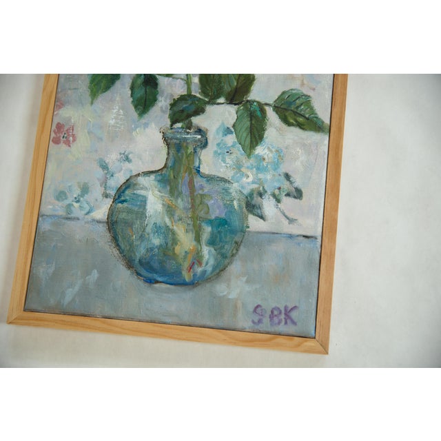 American Grace B. Keogh Geranium Painting For Sale - Image 3 of 6