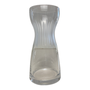 Sophisticated Hourglass Crystal Vase