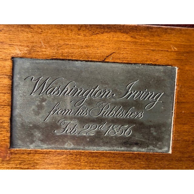 1980s Harden Sleepy Hollow Collection Washington Irving Replica Partners Desk For Sale In Seattle - Image 6 of 13