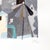 The Summer Houses - Original Coastal Architectural Landscape Mixed Media Collage on Paper For Sale - Image 4 of 6