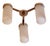 French Art Deco Petitot Style Ceiling Light, 1940s For Sale - Image 12 of 12