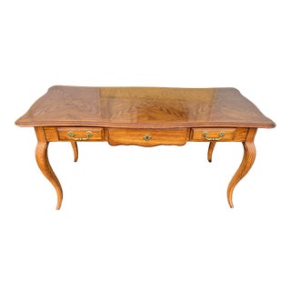 20th Century French Style Writing 3 Drawer Desk For Sale