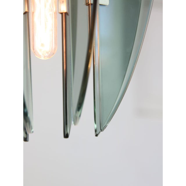 Italian Space Age Acrylic Glass Pendant Lamp, 1970s For Sale - Image 10 of 16