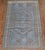 Mid 20th Century Vintage Blue Turkish Tribal Anatolian Rug - 3' x 5'8" For Sale - Image 5 of 8