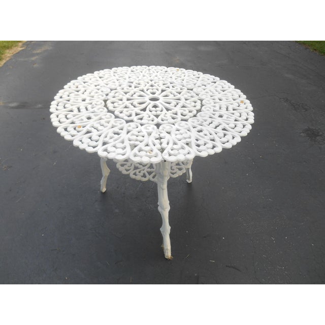 Vintage Cast Aluminum Patio SetSet of 5 Chairish