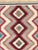 Authentic Navajo Rug Handwoven Wool Eye-Dazzler, Red & Grey Diamond Pattern For Sale - Image 13 of 18