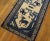 1920s Beige Blue Animals Medallion Antique Chinese Bao Tou Rug 1'11" X3'6" Knotted Wool Carpet For Sale In New York - Image 6 of 12