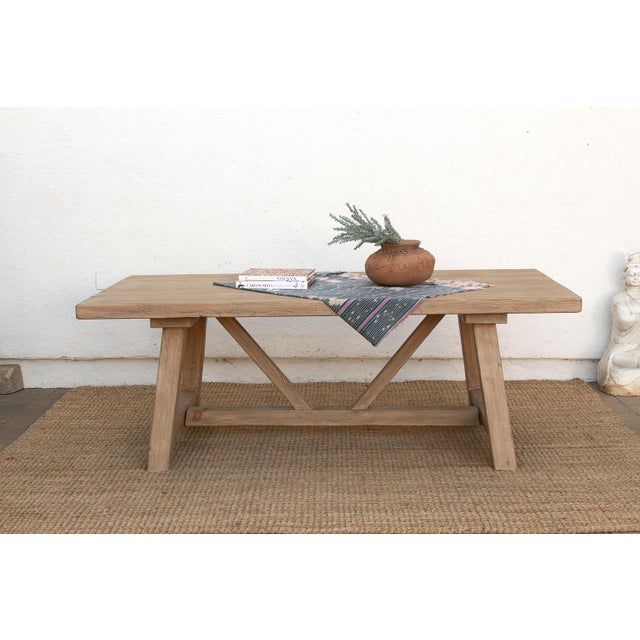 The Chablis, Thick Top Tavern Trestle Table For Sale - Image 10 of 10