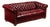 Mid 20th Century Tufted Leather Chesterfield Sofa in Burgundy For Sale