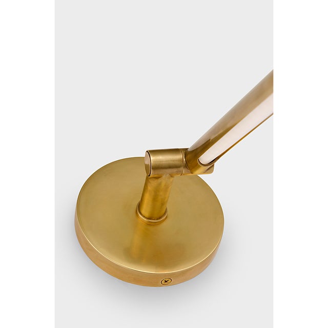 Visual Comfort Kelly Wearstler for Visual Comfort Signature Cona Large Sconce in Antique-Burnished Brass For Sale - Image 4 of 6