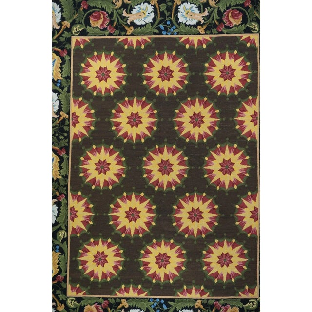 Traditional Contemporary Sumak Rug 8'0'' x 10'0'' For Sale - Image 3 of 12