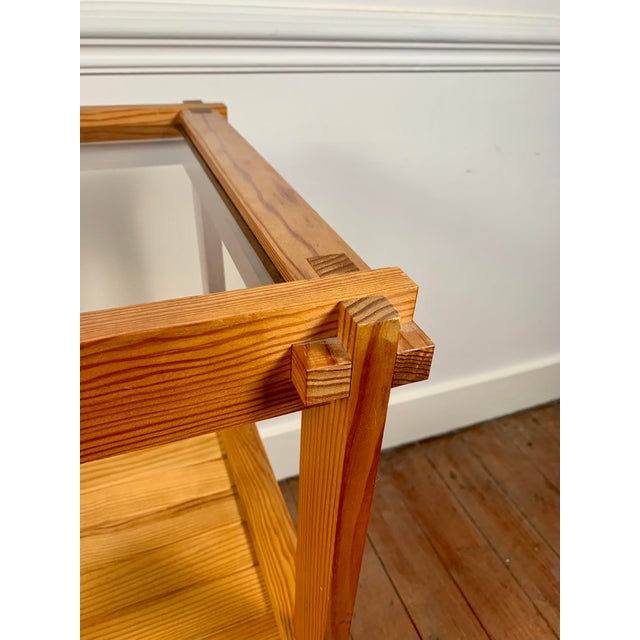 Pine Side Table, 1960s For Sale - Image 12 of 15