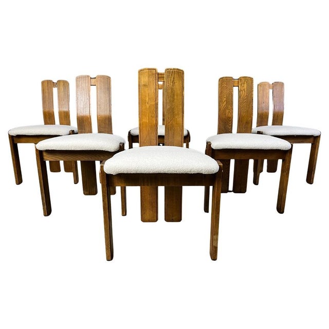 Brutalist Dining Chairs, 1960s, Set of 6 For Sale - Image 10 of 10