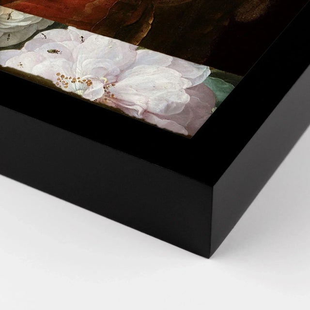 DESCRIPTION: Flower Face 1 by Lara Fowler in Black Frame, XS Art Print SPECIFICATIONS: Type: Framed Paper. Framed Size...