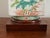 Ceramic Pair of Colorful Chinoiserie Floral Lamps With Silk Shades For Sale - Image 7 of 10