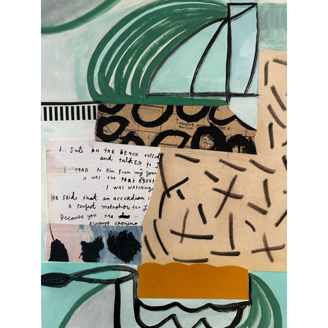 Contemporary Framed Original Contemporary Abstract Mixed Media Art by Michael Sanchez For Sale - Image 3 of 7