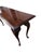 1980s Ethan Allen Georgian Console Table Server Sofa Table Chippendale Cherry For Sale - Image 11 of 18