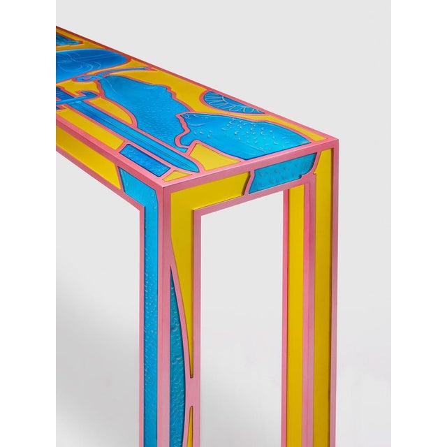 Not Yet Made - Made To Order Pop Story Console Table by Vetralia For Sale - Image 5 of 6