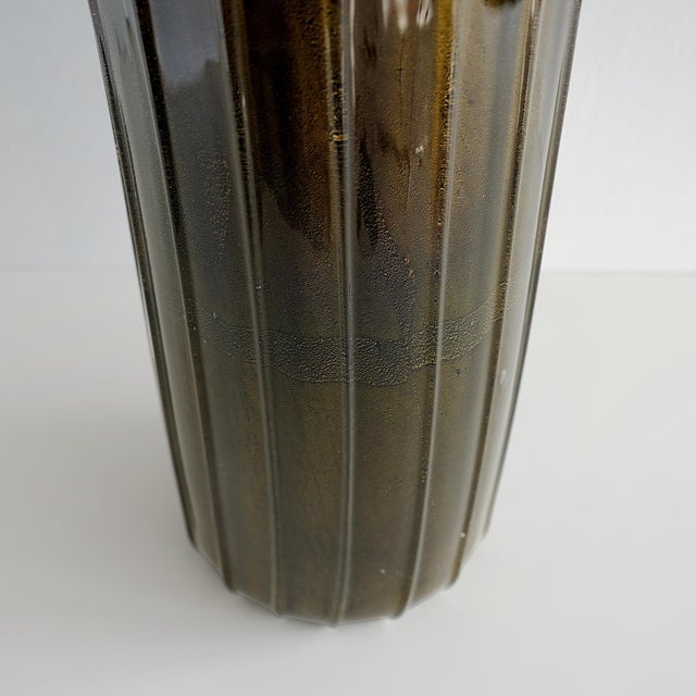 1980s Late 20th Century Seguso Vetri d'Arte Murano Glass Vase For Sale - Image 5 of 10