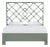 Darien Platform Bed Queen, Evergreen For Sale