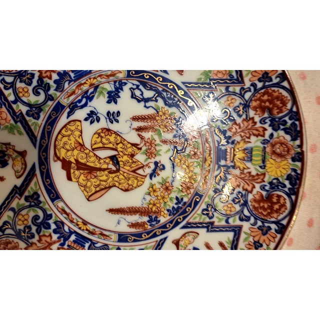 Kundalini midCentury 19th Century Kinrande Collectors Plate For Sale - Image 4 of 5