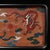 Late 20th Century Vintage Ebony Wood Rectangular Tray With Cloisonné Double Dragon Panel For Sale - Image 5 of 9