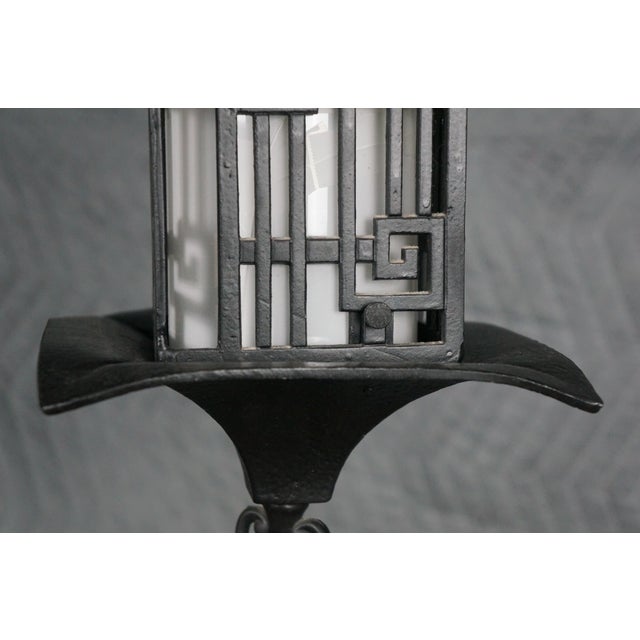 Black 1960s Chinoiserie Chinese Pagoda Hanging Lantern Pendant Light For Sale - Image 8 of 12