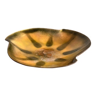 Bovano Enameled Copper Trinket Tray For Sale
